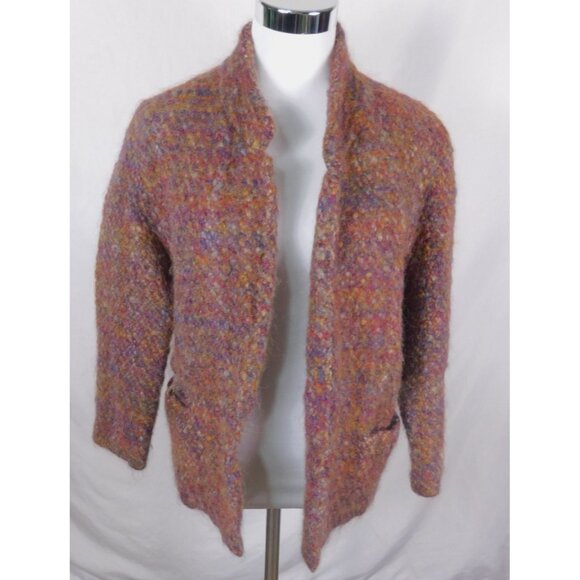 Vtg Saks Fifth Avenue Tintern Wool Blend Open Front Blazer Jacket 10 - Picture 1 of 12